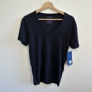Mens Tommy John Cool Pima Cotton Short Sleeve V-Neck Undershirt T-Shirt Small